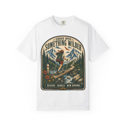 Something Wilder T‑Shirt — Adventure Hiking Graphic Tee