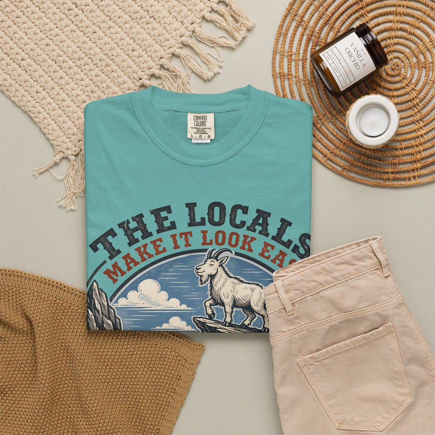 The Locals "Make It Look Easy" Mountain T-Shirt — Alpine Humility Club Vintage Outdoor Tee