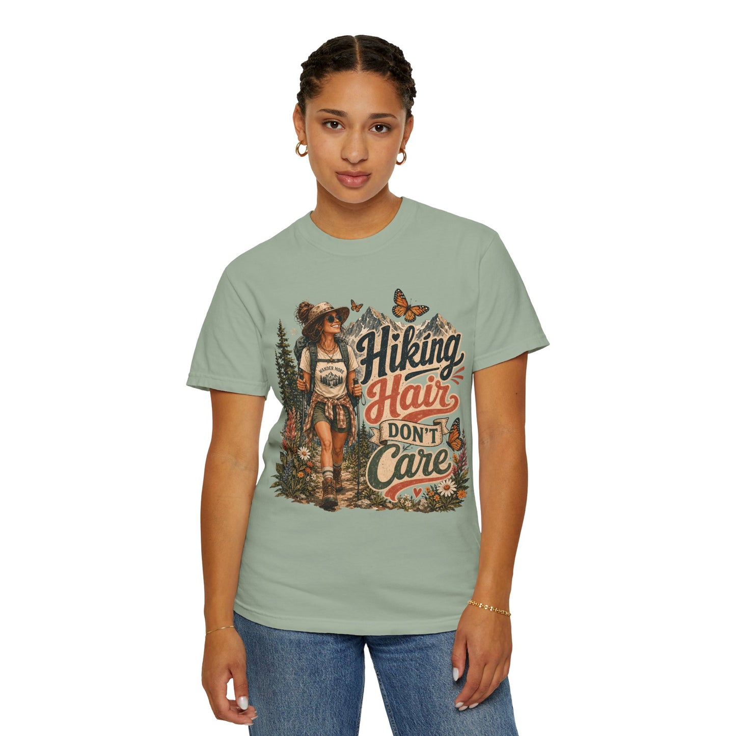 Hiking Hair Don't Care T-Shirt