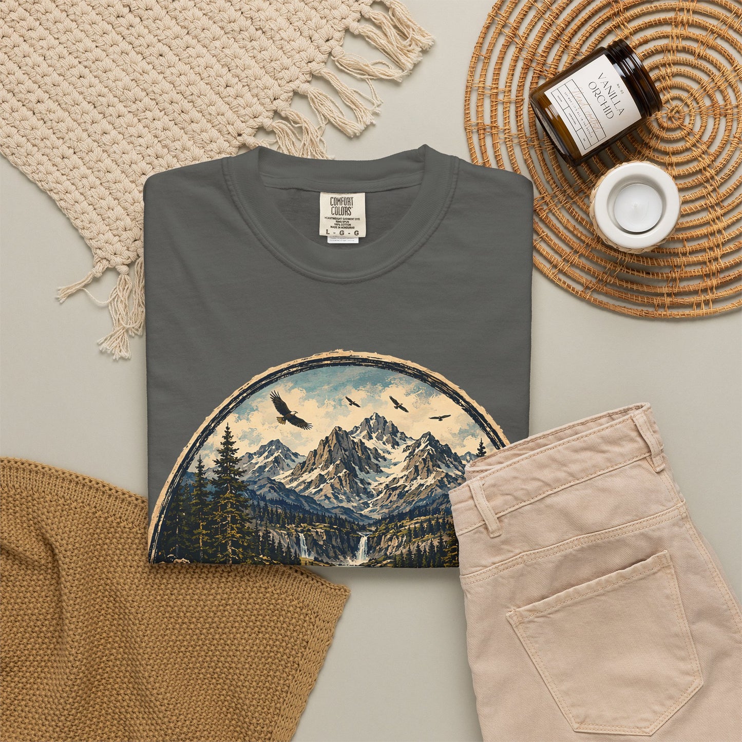 My Happy Place Has Elevation Mountain T-Shirt