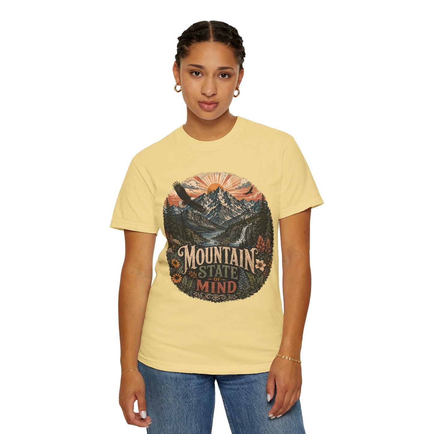T-Shirt — "Mountain State of Mind" Graphic Tee