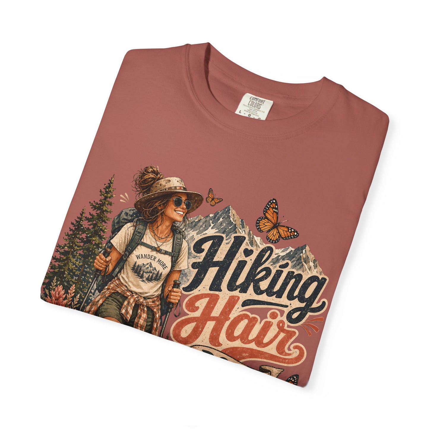 Hiking Hair Don't Care T-Shirt
