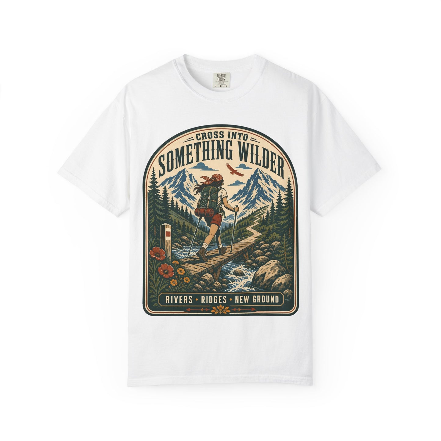 Something Wilder T‑Shirt — Adventure Hiking Graphic Tee