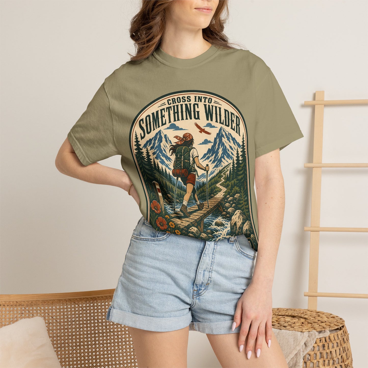 Something Wilder T‑Shirt — Adventure Hiking Graphic Tee