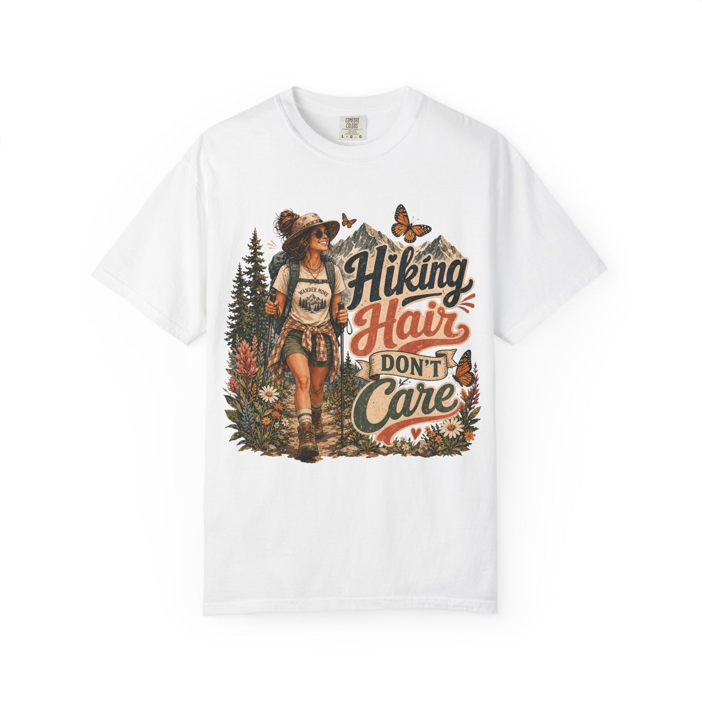 Hiking Hair Don't Care T-Shirt