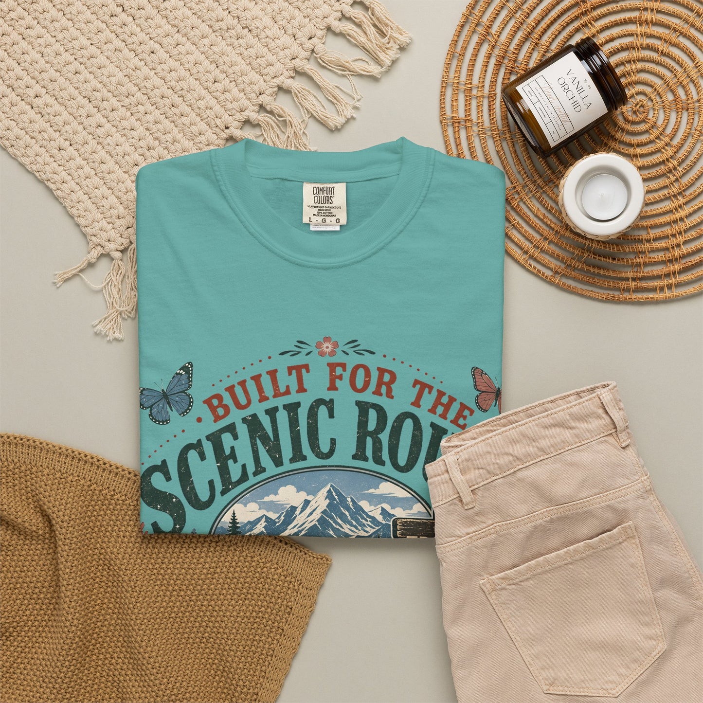 Scenic Route Trailhead T‑Shirt — Built for the Scenic Route Hiking Tee