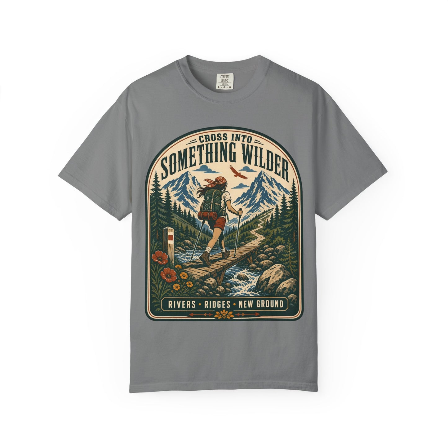 Something Wilder T‑Shirt — Adventure Hiking Graphic Tee