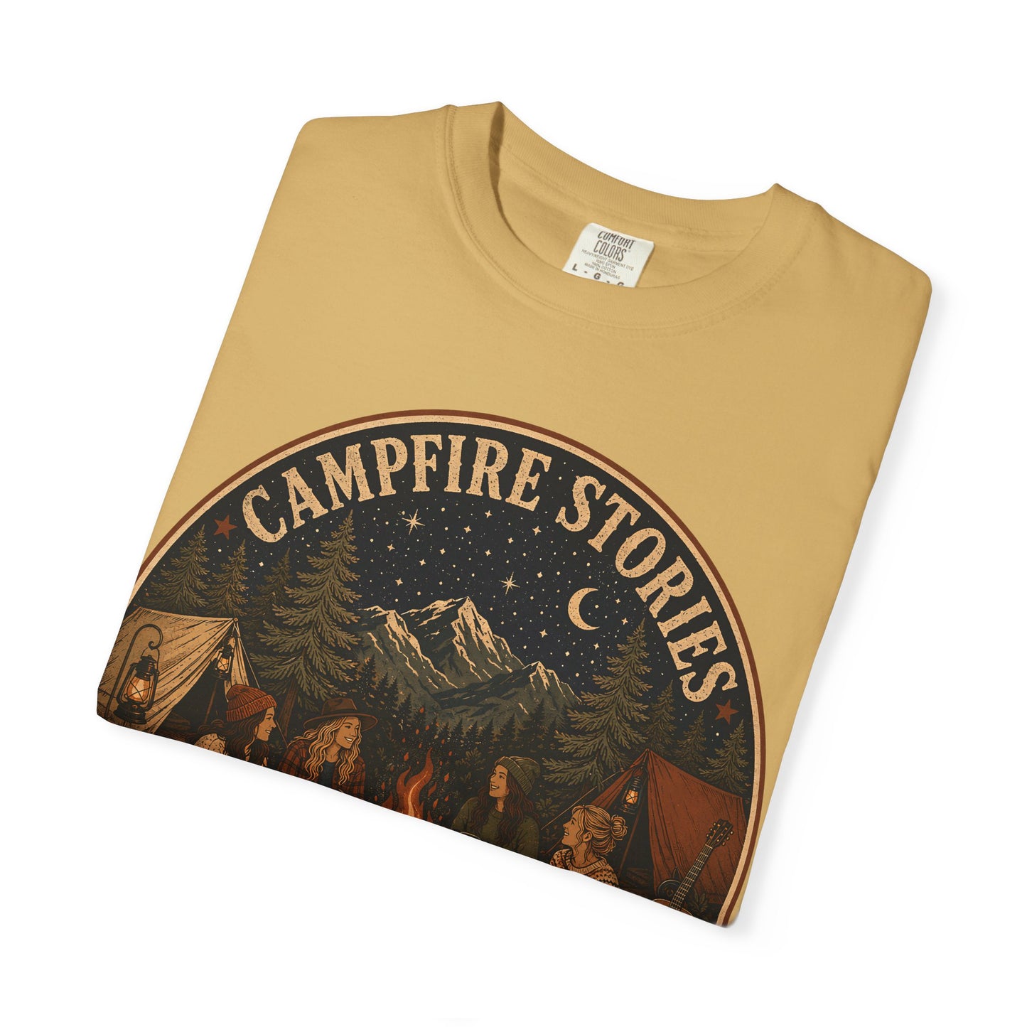 Campfire Stories T-Shirt — Vintage Camping Graphic Tee