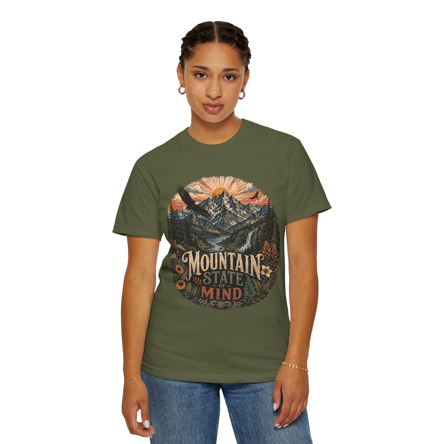 T-Shirt — "Mountain State of Mind" Graphic Tee