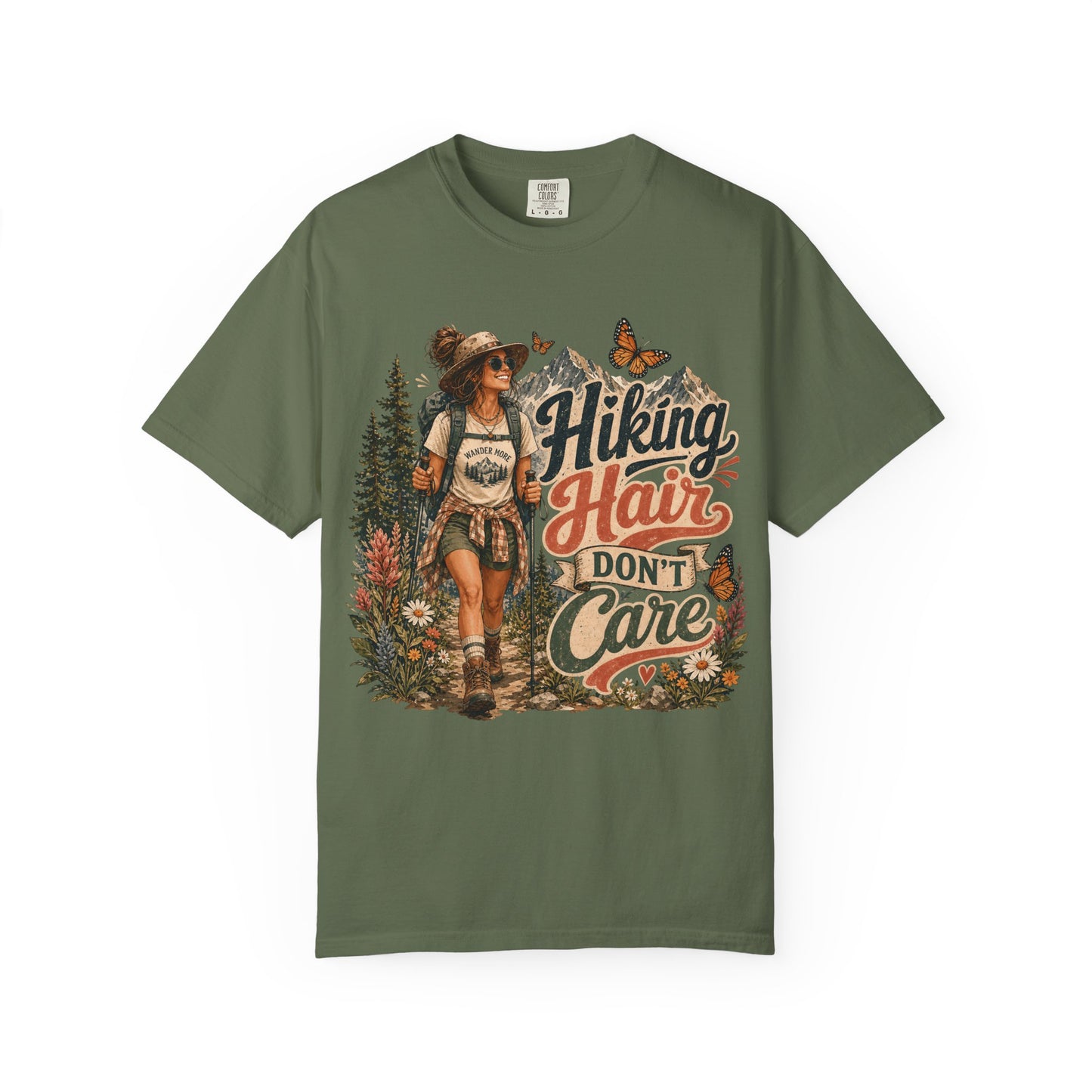 Hiking Hair Don't Care T-Shirt