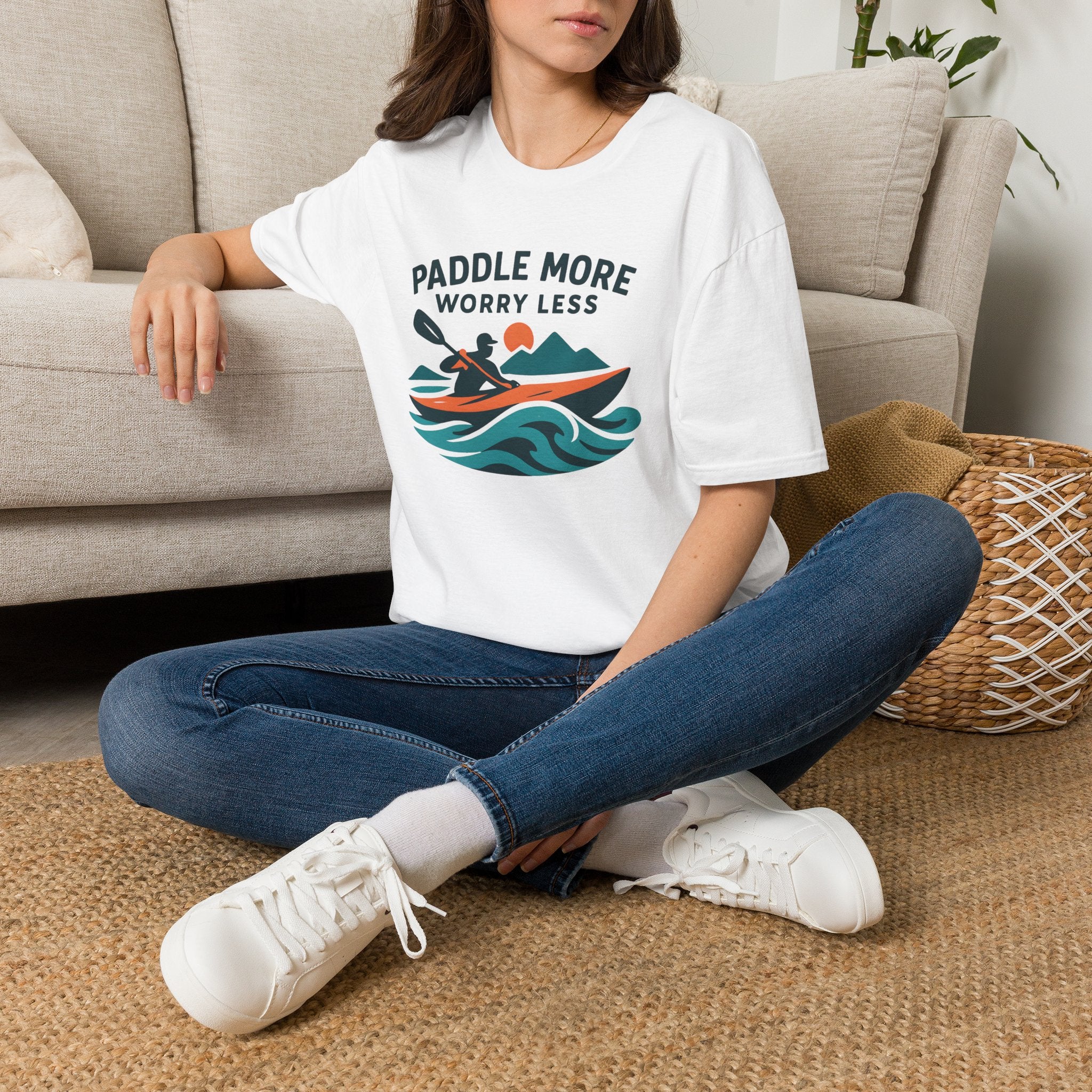 Paddle More Worry Less T-Shirt