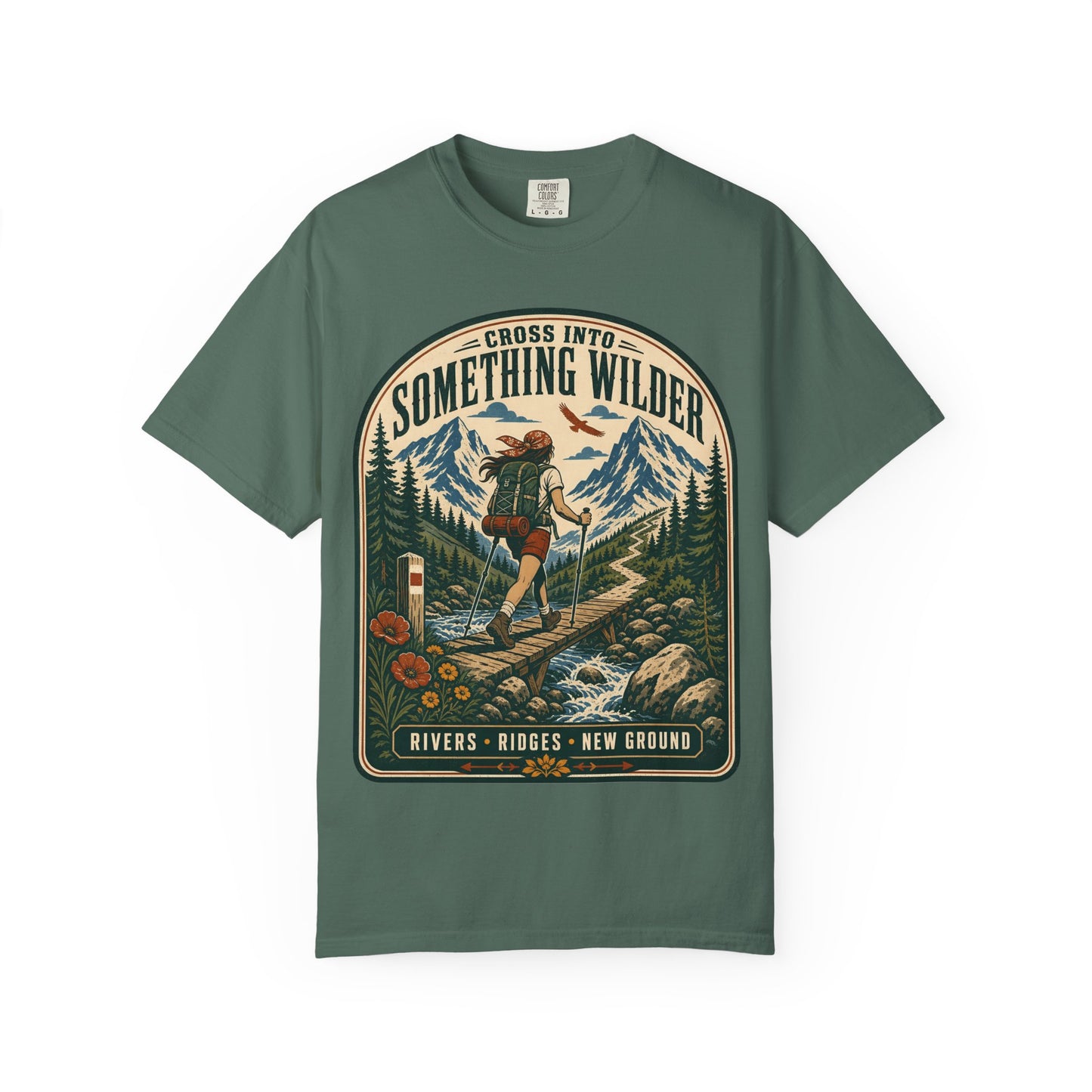 Something Wilder T‑Shirt — Adventure Hiking Graphic Tee