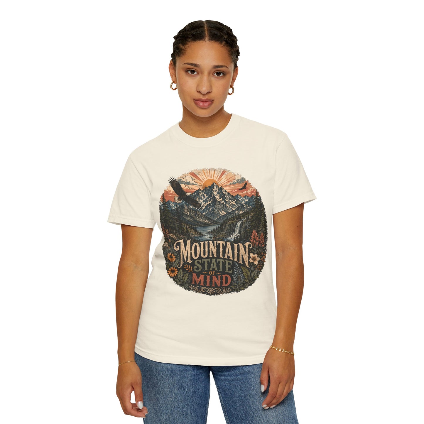 T-Shirt — "Mountain State of Mind" Graphic Tee