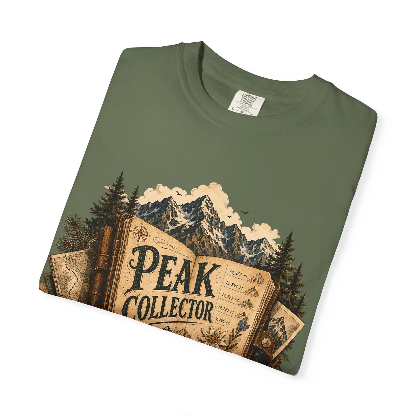 Peak Collector T-Shirt — Mountain Hiking Tee (“Every Summit Tells a Story”)