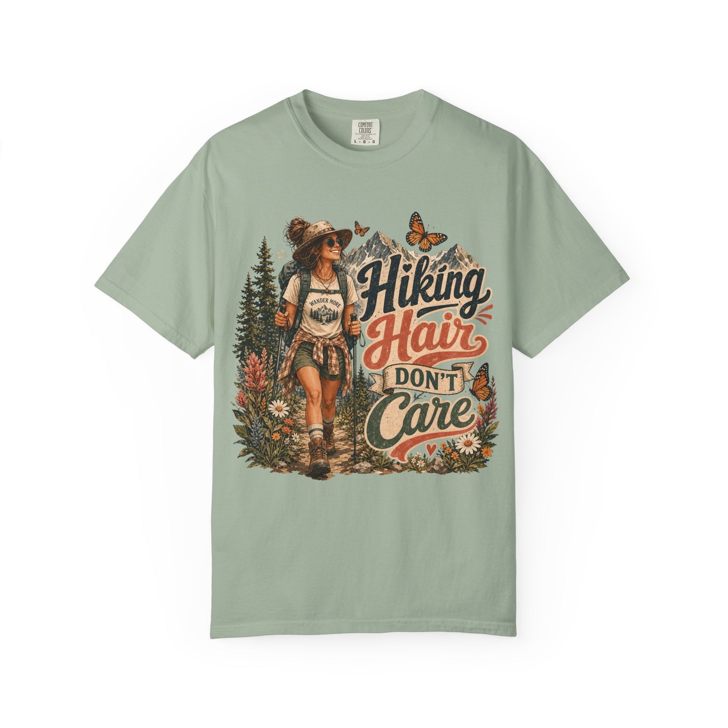 Hiking Hair Don't Care T-Shirt