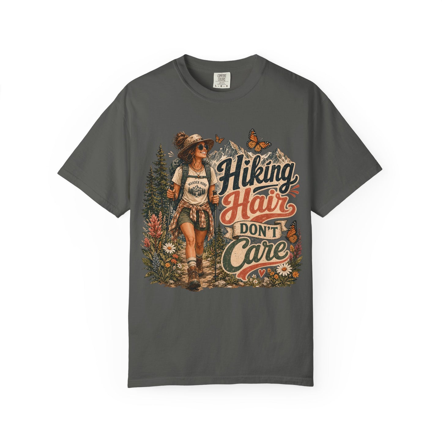 Hiking Hair Don't Care T-Shirt