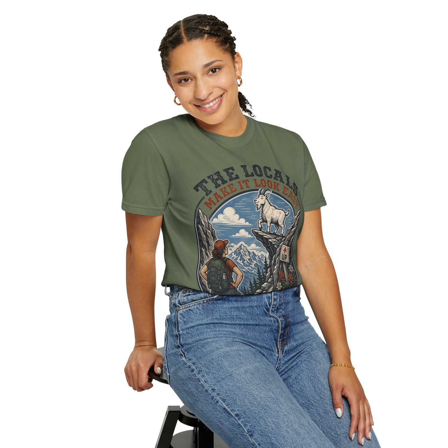 The Locals "Make It Look Easy" Mountain T-Shirt — Alpine Humility Club Vintage Outdoor Tee