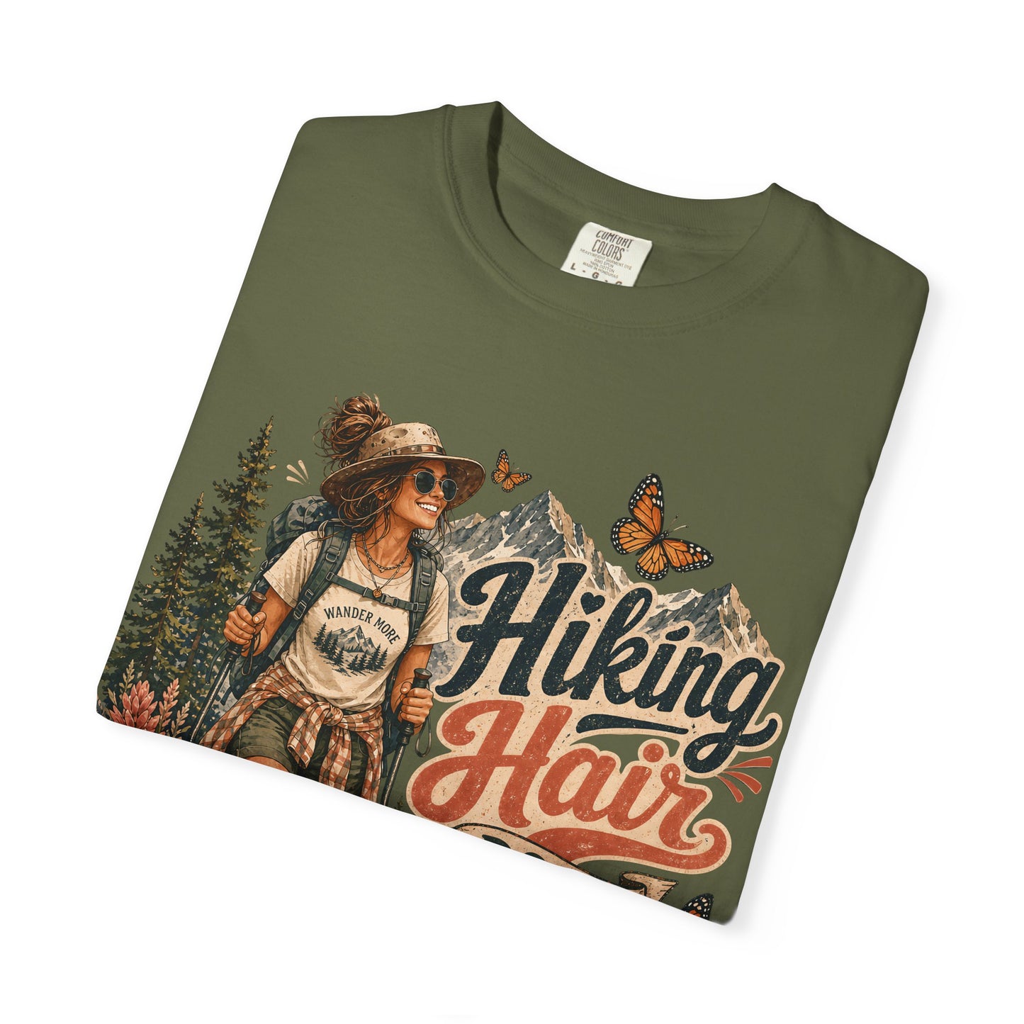 Hiking Hair Don't Care T-Shirt