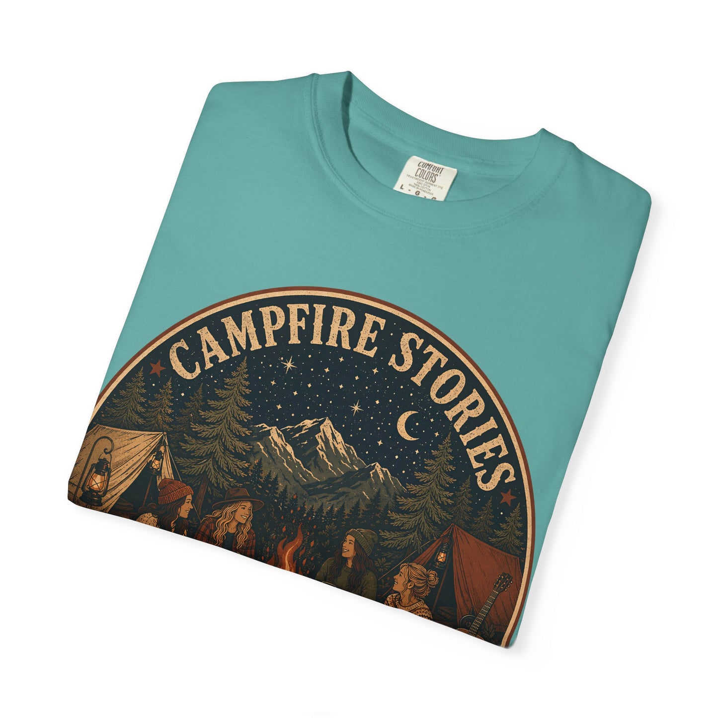 Campfire Stories T-Shirt — Vintage Camping Graphic Tee