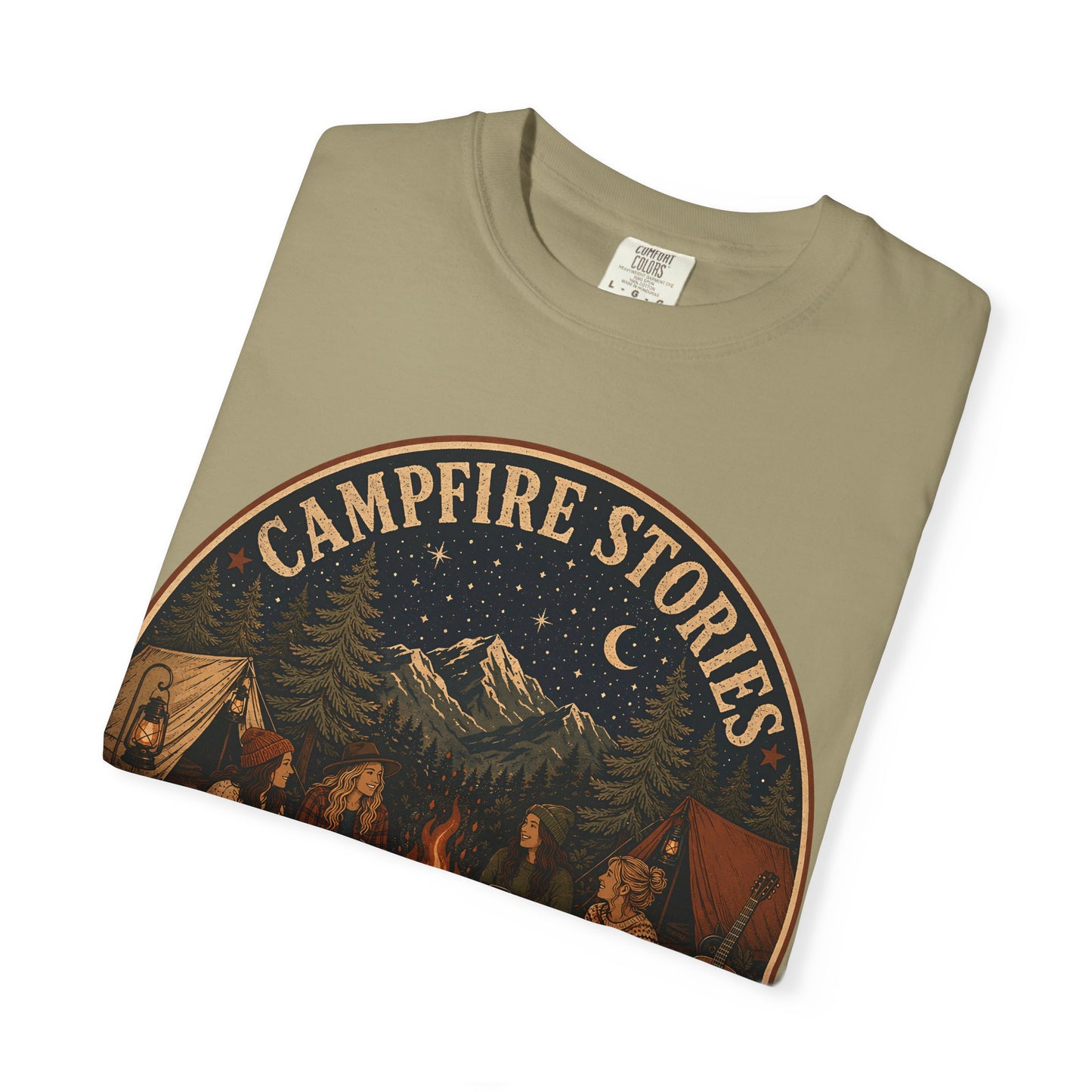 Campfire Stories T-Shirt — Vintage Camping Graphic Tee