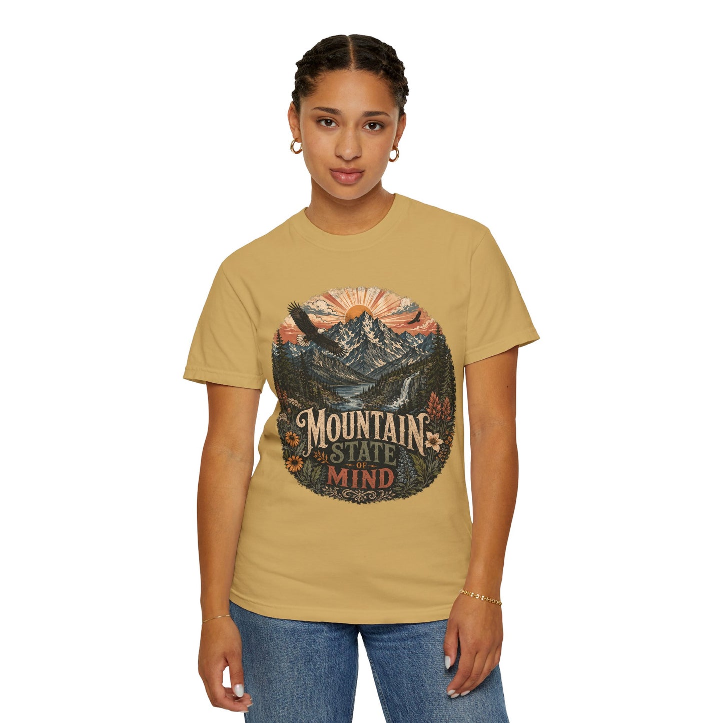 T-Shirt — "Mountain State of Mind" Graphic Tee