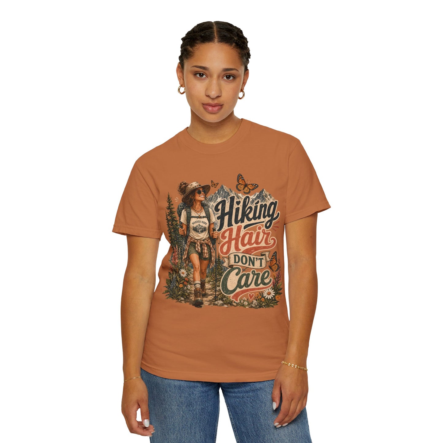 Hiking Hair Don't Care T-Shirt