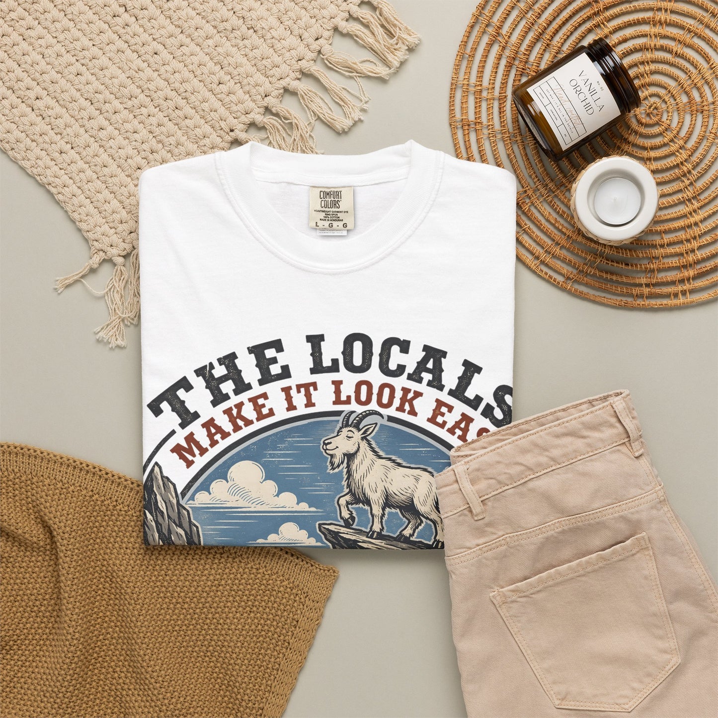 The Locals "Make It Look Easy" Mountain T-Shirt — Alpine Humility Club Vintage Outdoor Tee