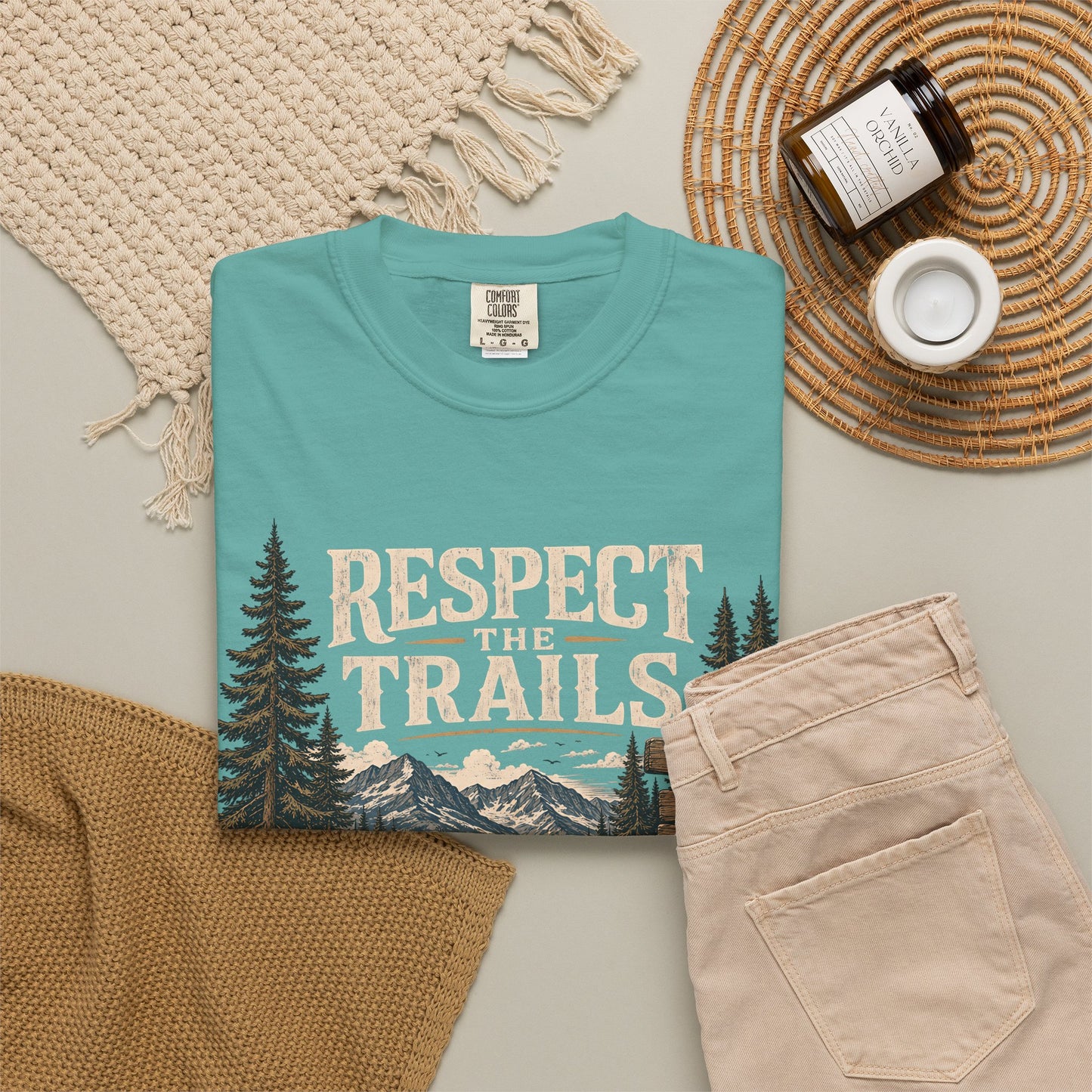 Respect Trails T-Shirt — Leave It Better Outdoor Hiking Tee