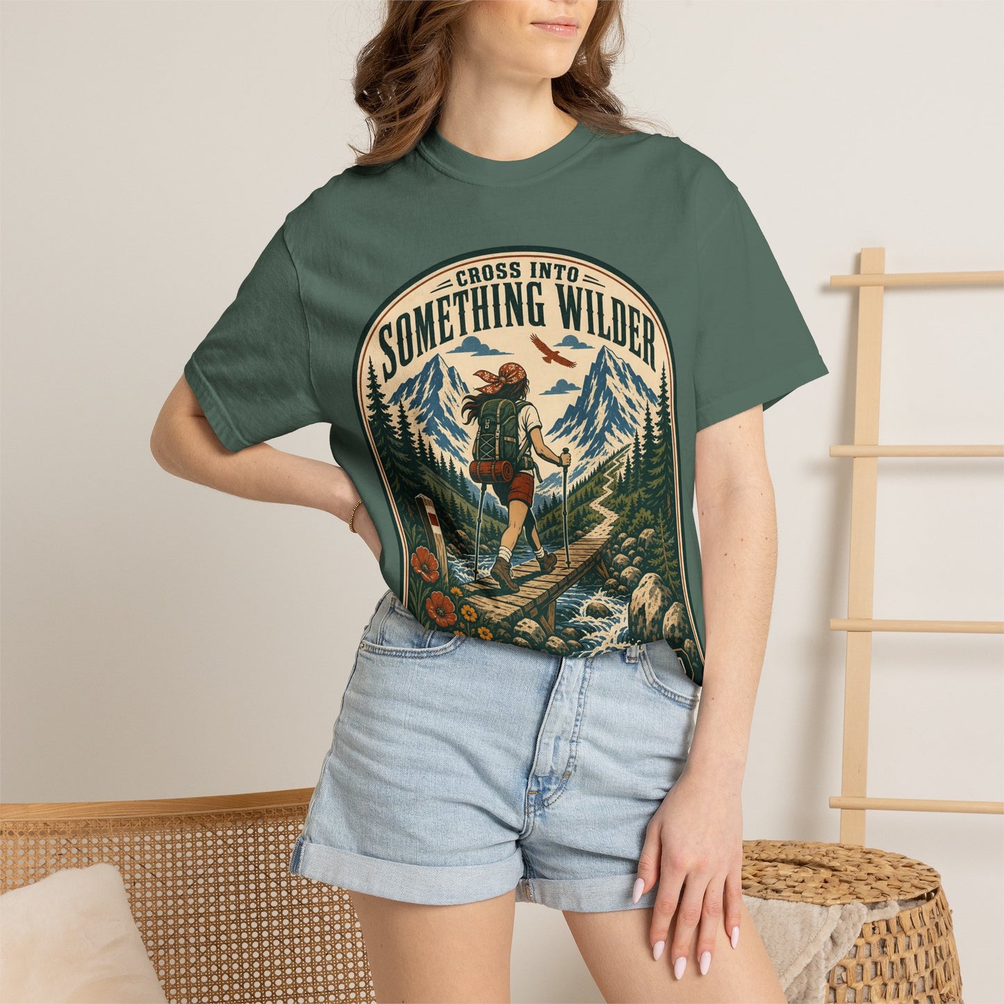 Something Wilder T‑Shirt — Adventure Hiking Graphic Tee