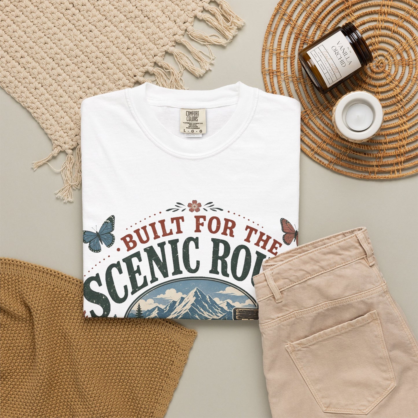 Scenic Route Trailhead T‑Shirt — Built for the Scenic Route Hiking Tee