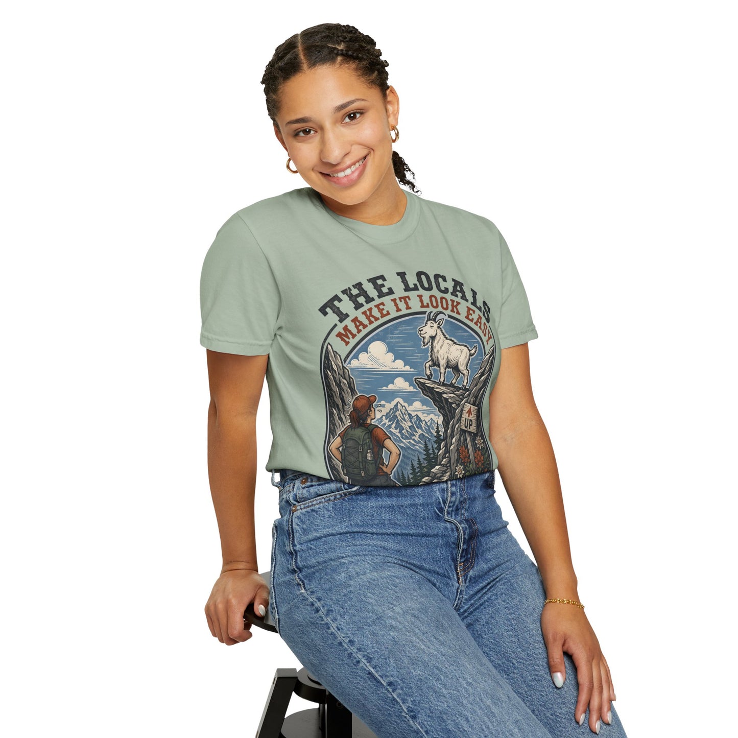 The Locals "Make It Look Easy" Mountain T-Shirt — Alpine Humility Club Vintage Outdoor Tee