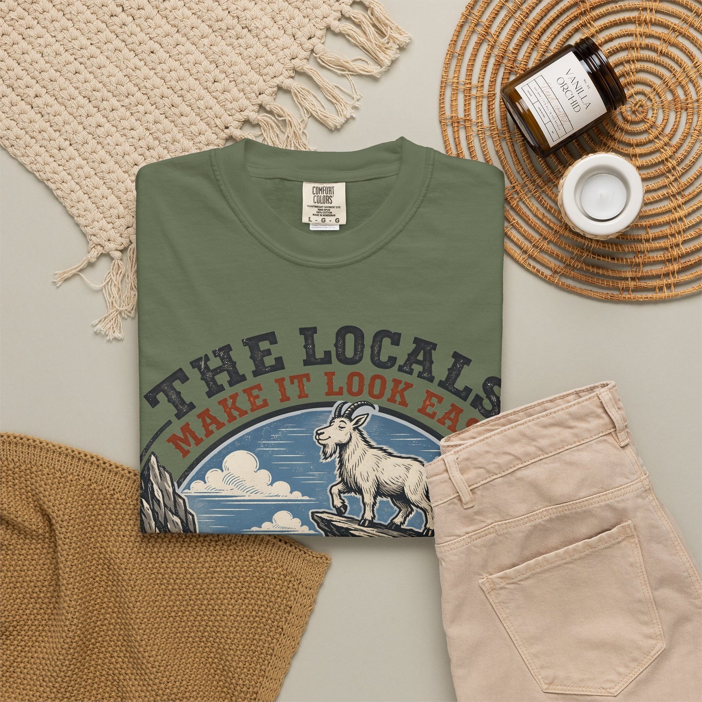 The Locals "Make It Look Easy" Mountain T-Shirt — Alpine Humility Club Vintage Outdoor Tee