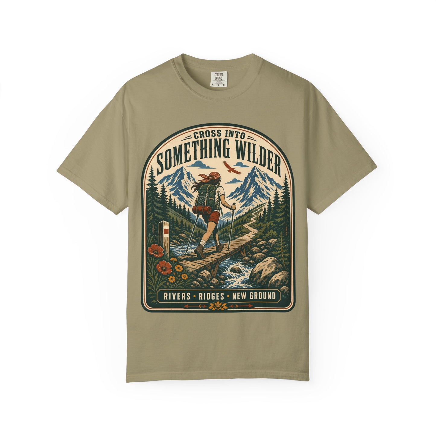 Something Wilder T‑Shirt — Adventure Hiking Graphic Tee