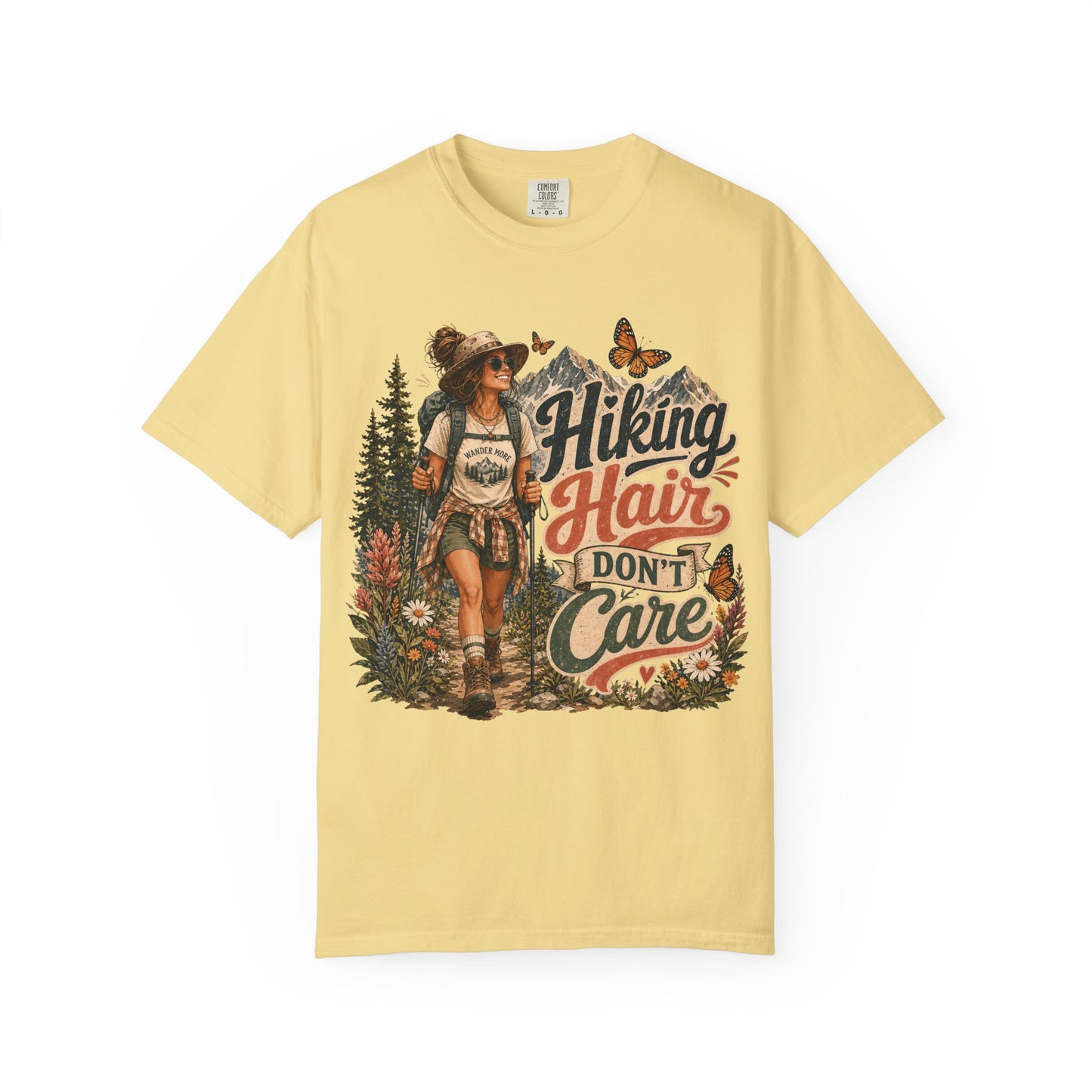 Hiking Hair Don't Care T-Shirt