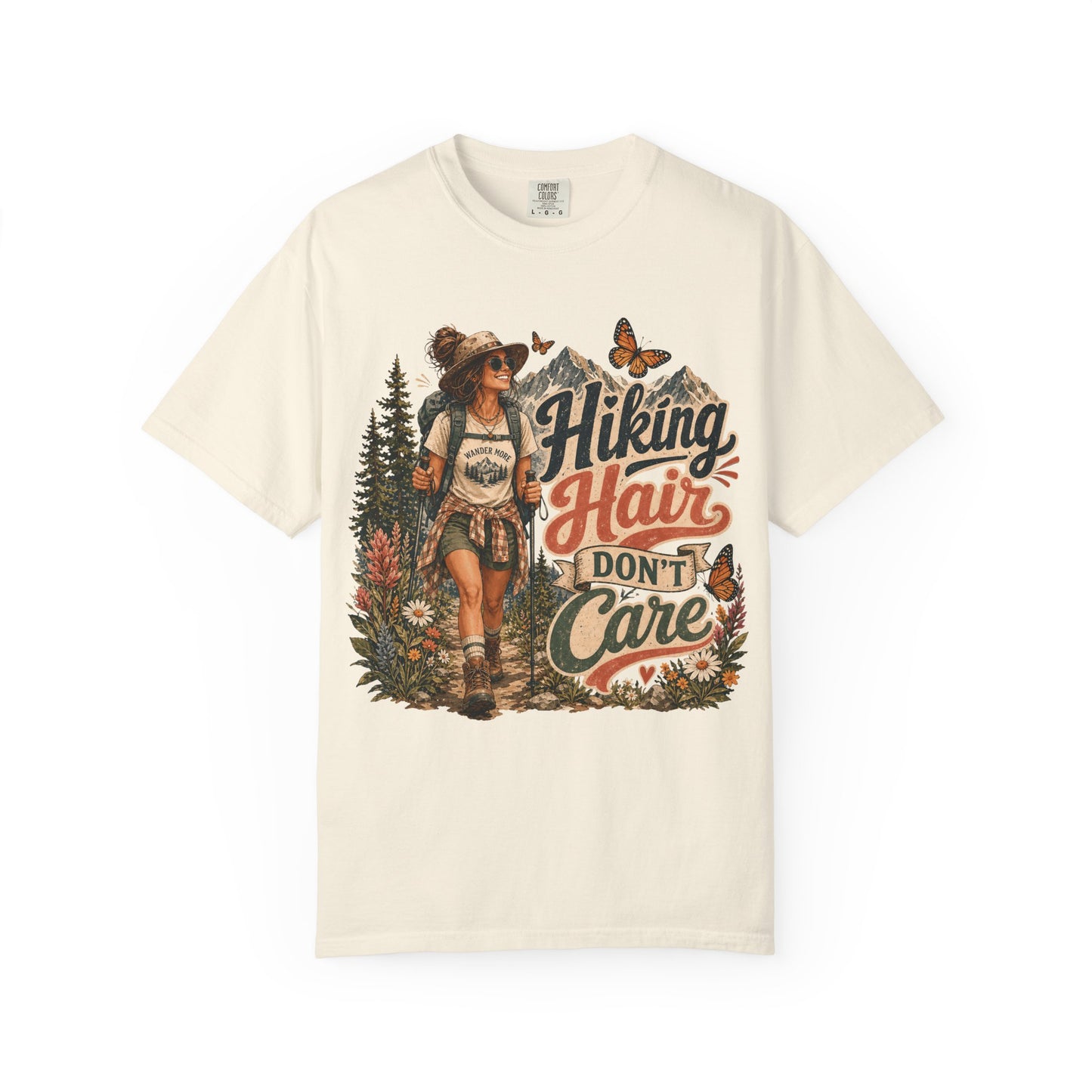 Hiking Hair Don't Care T-Shirt