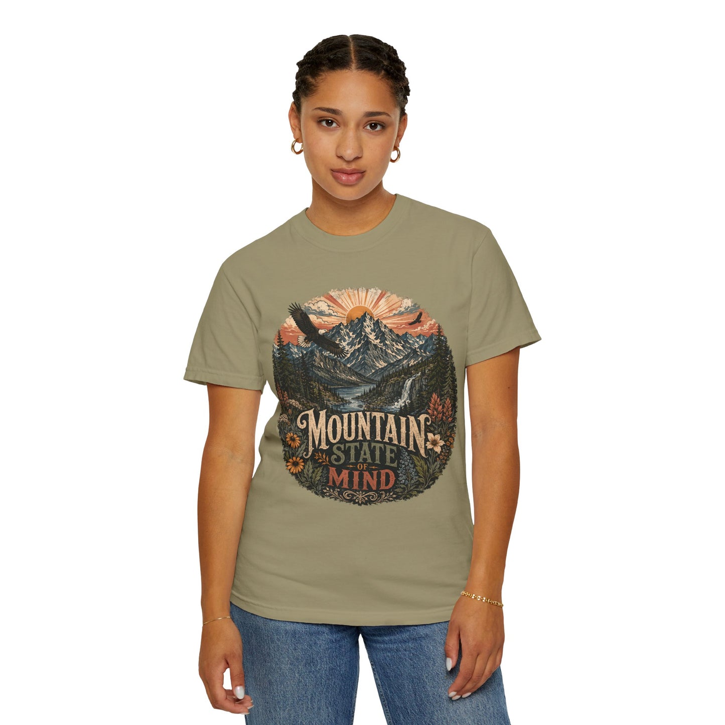T-Shirt — "Mountain State of Mind" Graphic Tee