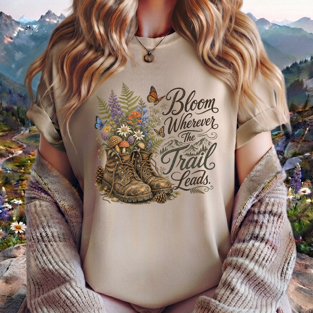Bloom Where the Trail Leads T‑Shirt