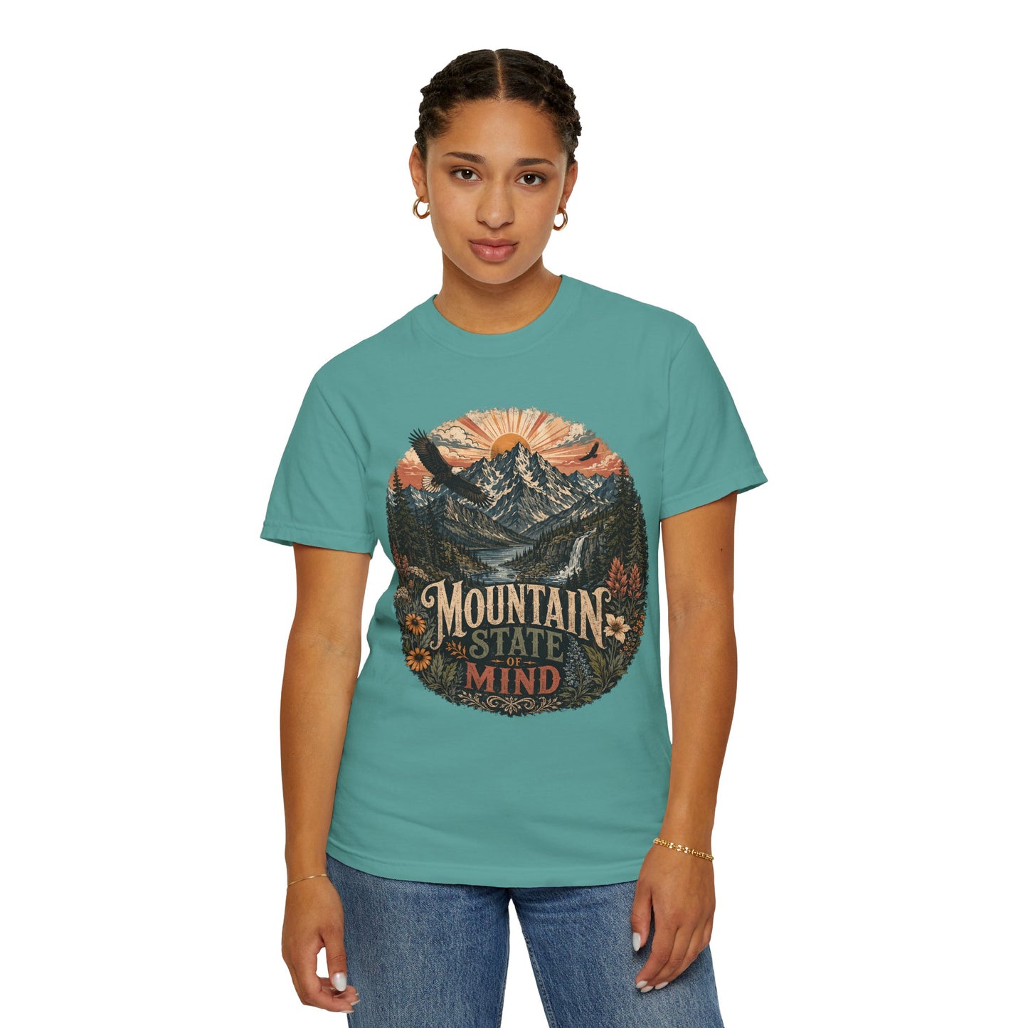 T-Shirt — "Mountain State of Mind" Graphic Tee
