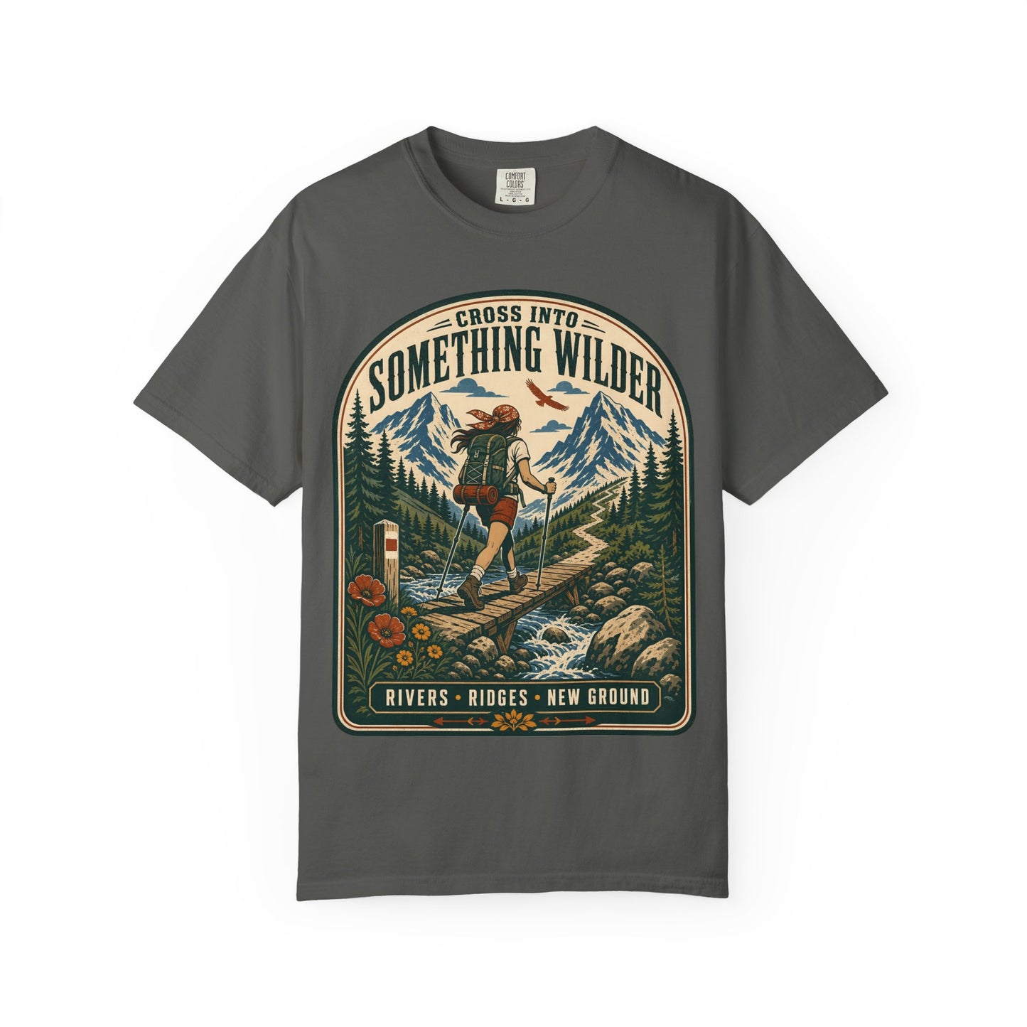Something Wilder T‑Shirt — Adventure Hiking Graphic Tee