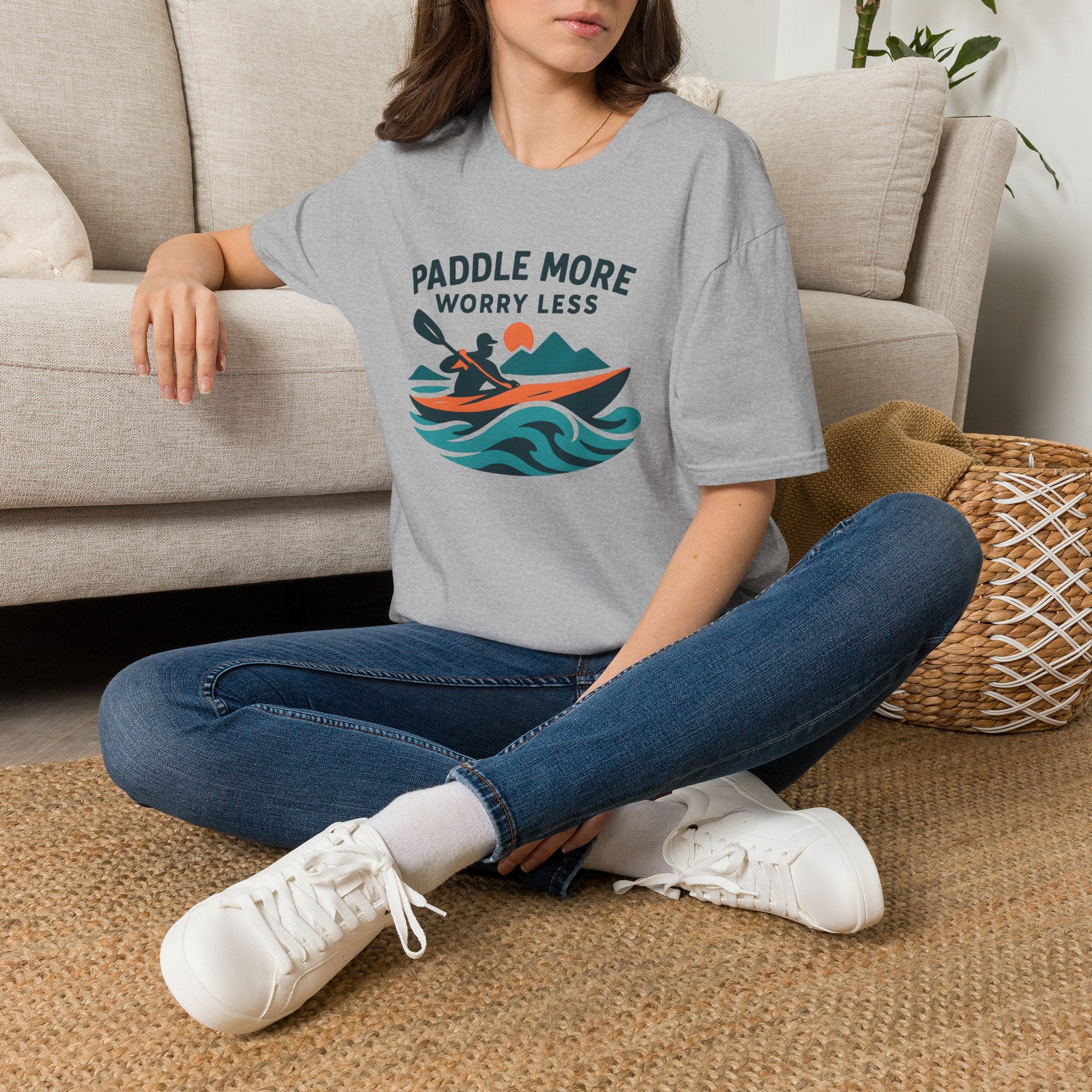 Paddle More Worry Less T-Shirt