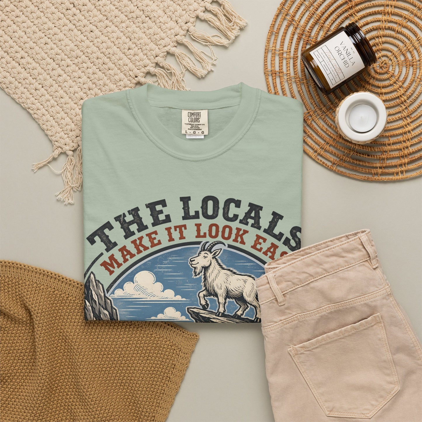 The Locals "Make It Look Easy" Mountain T-Shirt — Alpine Humility Club Vintage Outdoor Tee