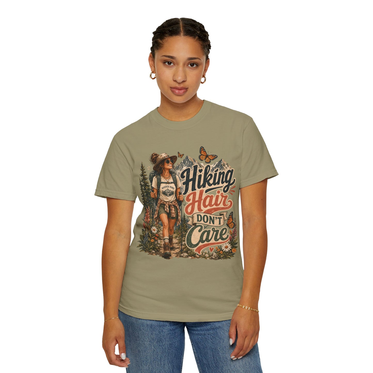 Hiking Hair Don't Care T-Shirt
