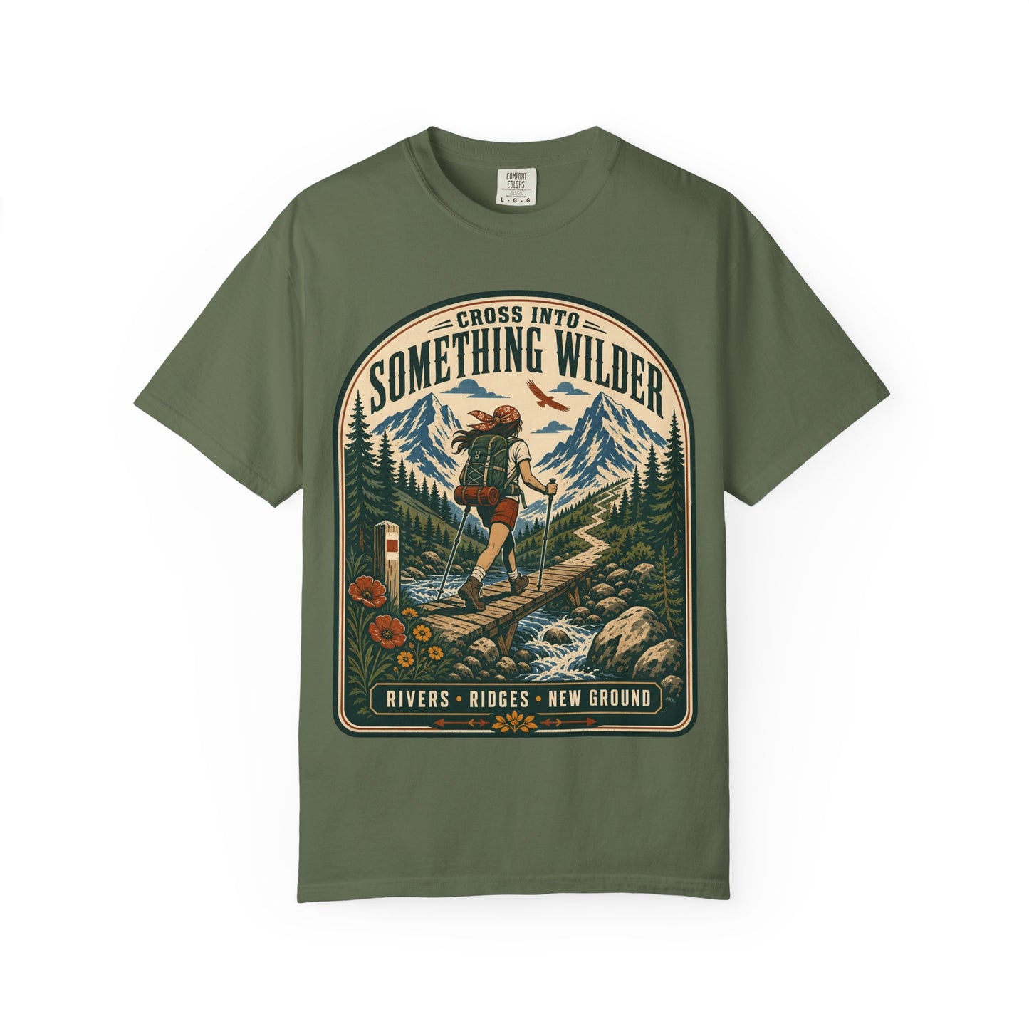 Something Wilder T‑Shirt — Adventure Hiking Graphic Tee
