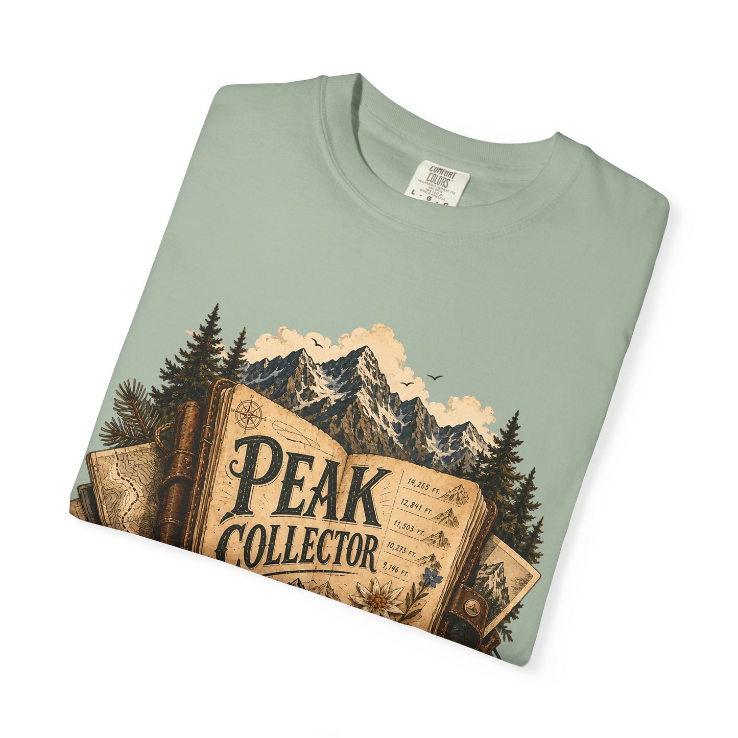 Peak Collector T-Shirt — Mountain Hiking Tee (“Every Summit Tells a Story”)