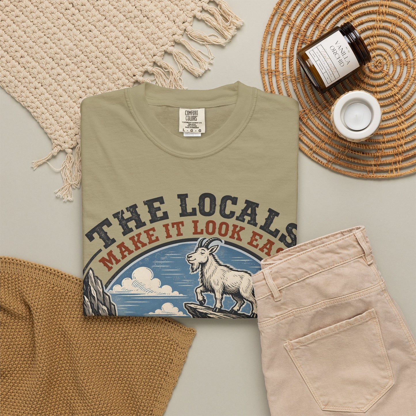 The Locals "Make It Look Easy" Mountain T-Shirt — Alpine Humility Club Vintage Outdoor Tee