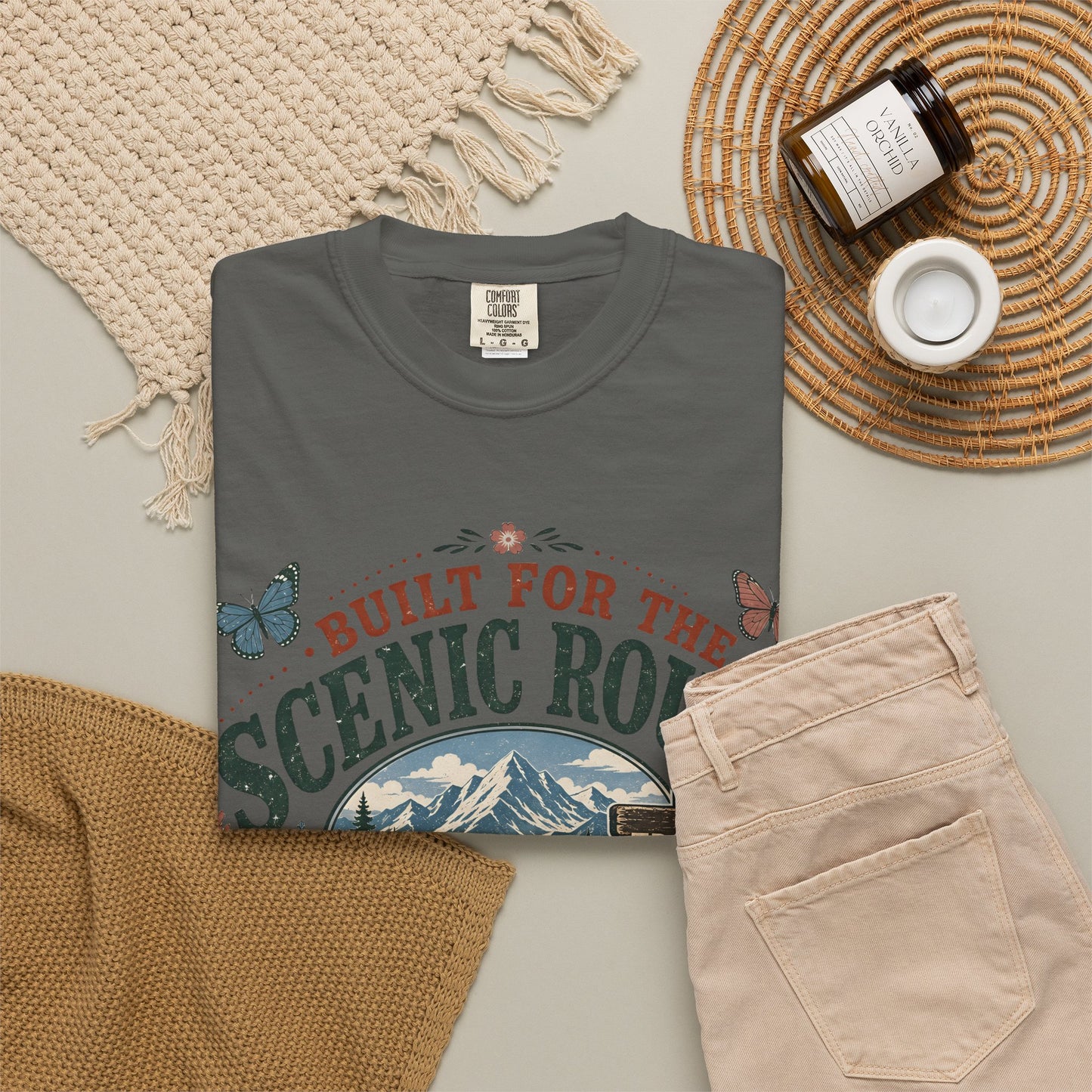 Scenic Route Trailhead T‑Shirt — Built for the Scenic Route Hiking Tee