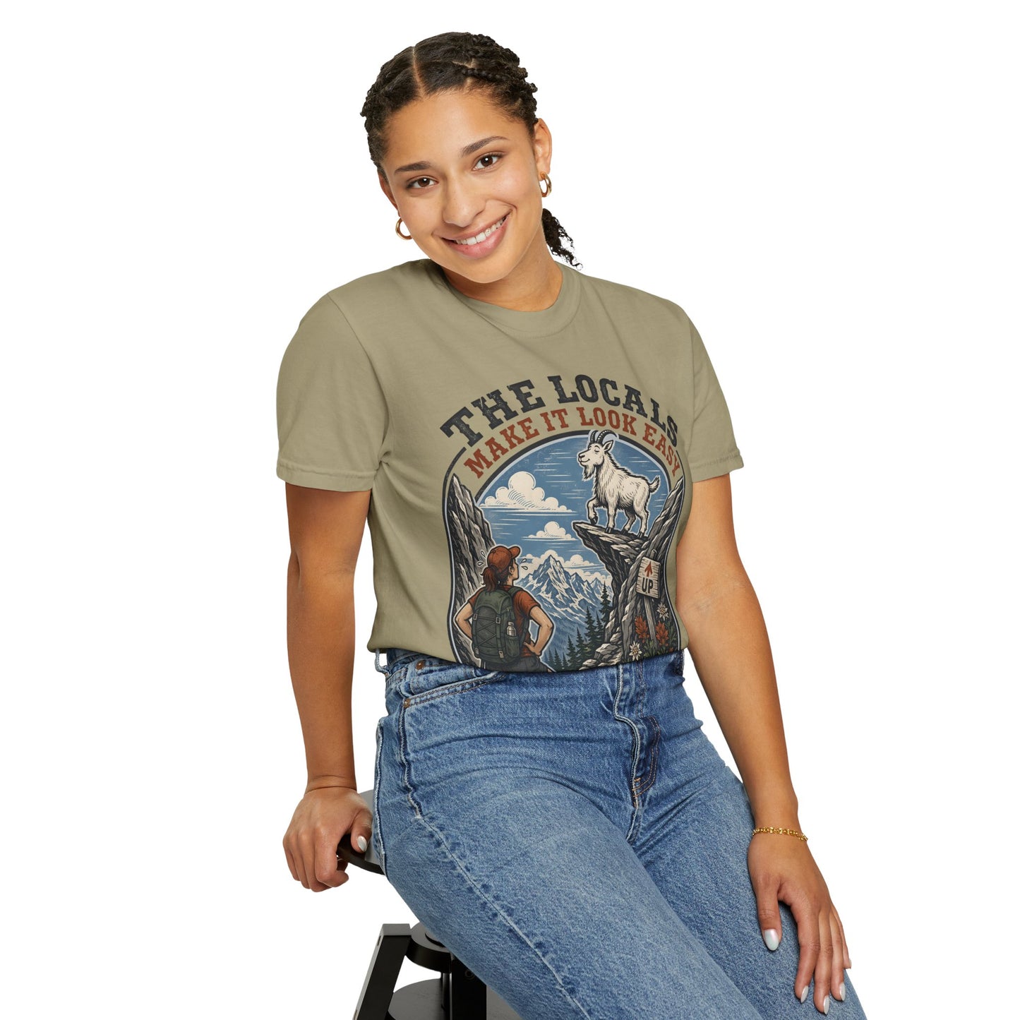 The Locals "Make It Look Easy" Mountain T-Shirt — Alpine Humility Club Vintage Outdoor Tee