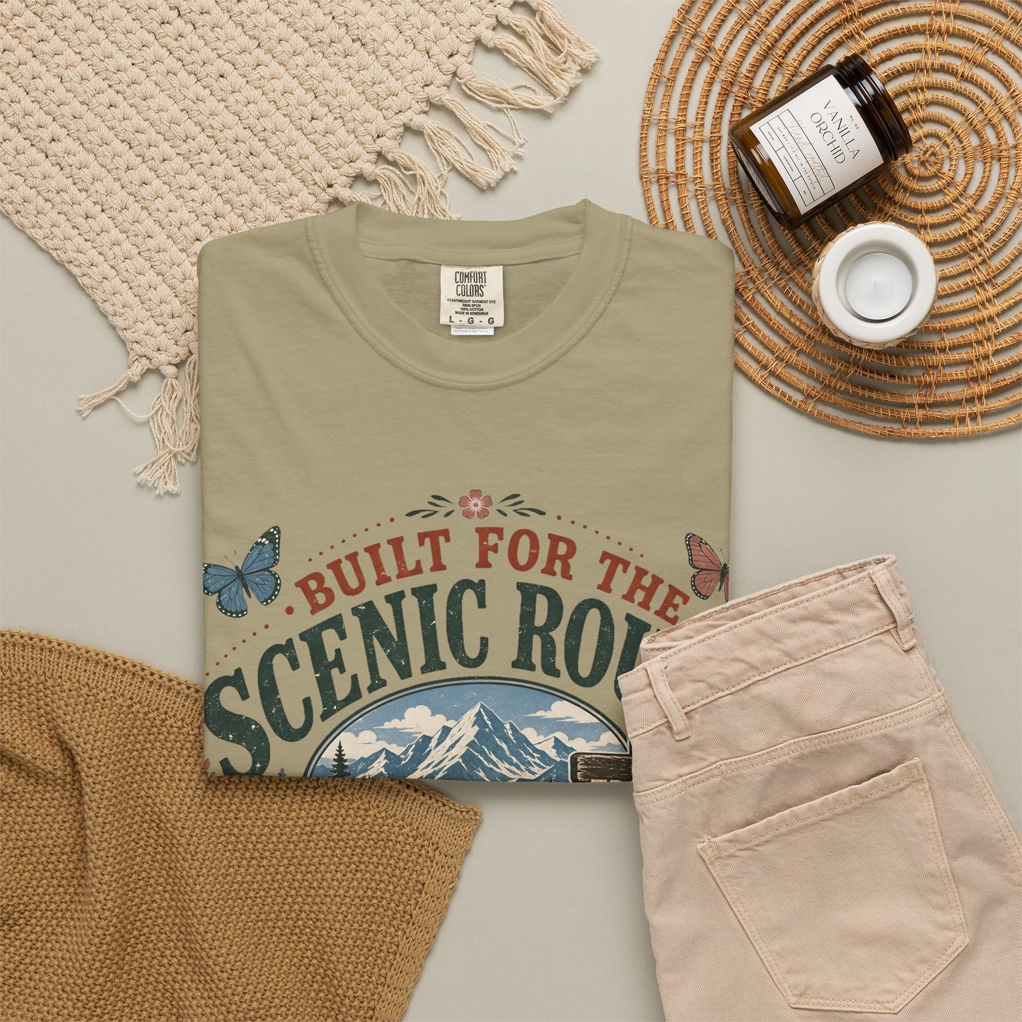 Scenic Route Trailhead T‑Shirt — Built for the Scenic Route Hiking Tee