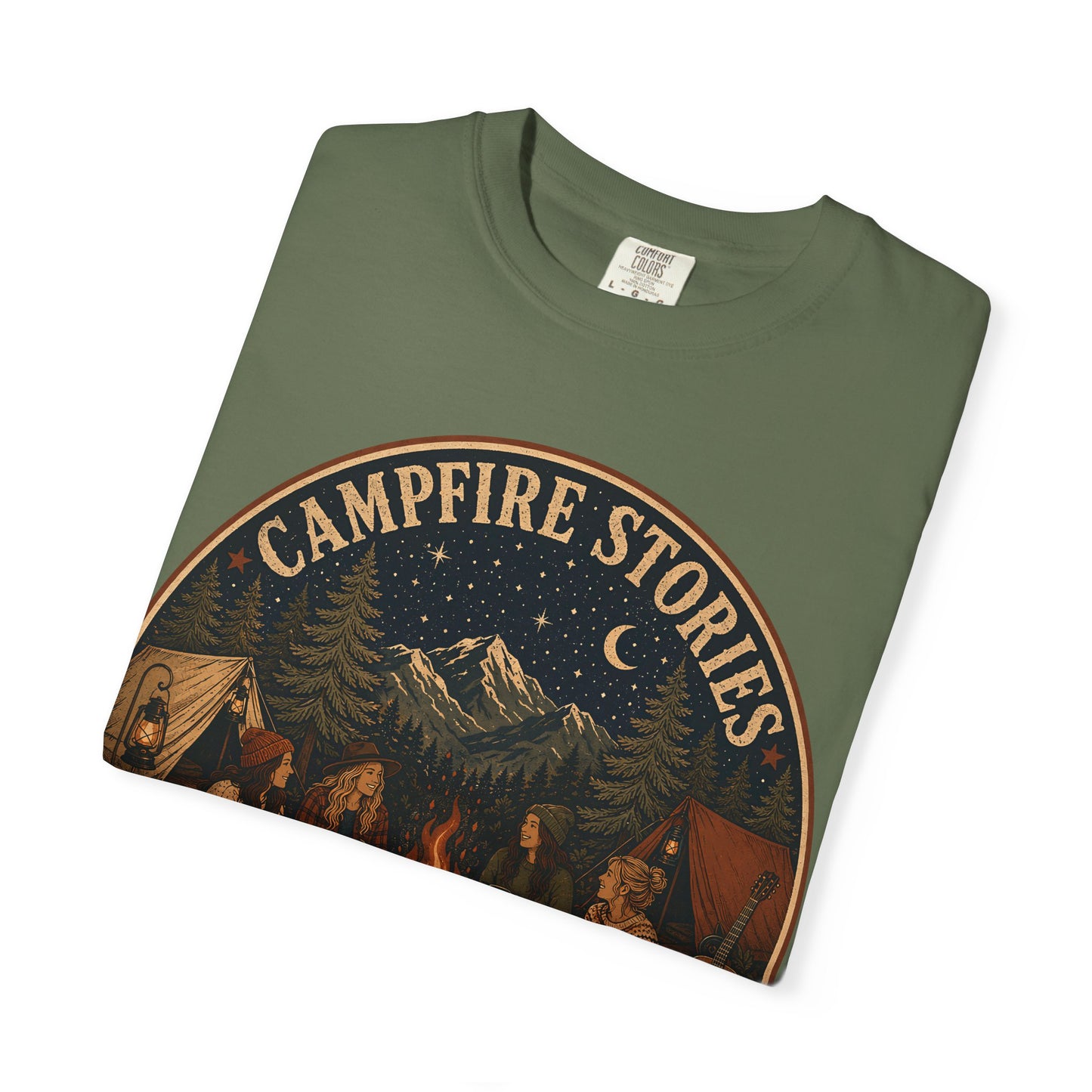 Campfire Stories T-Shirt — Vintage Camping Graphic Tee
