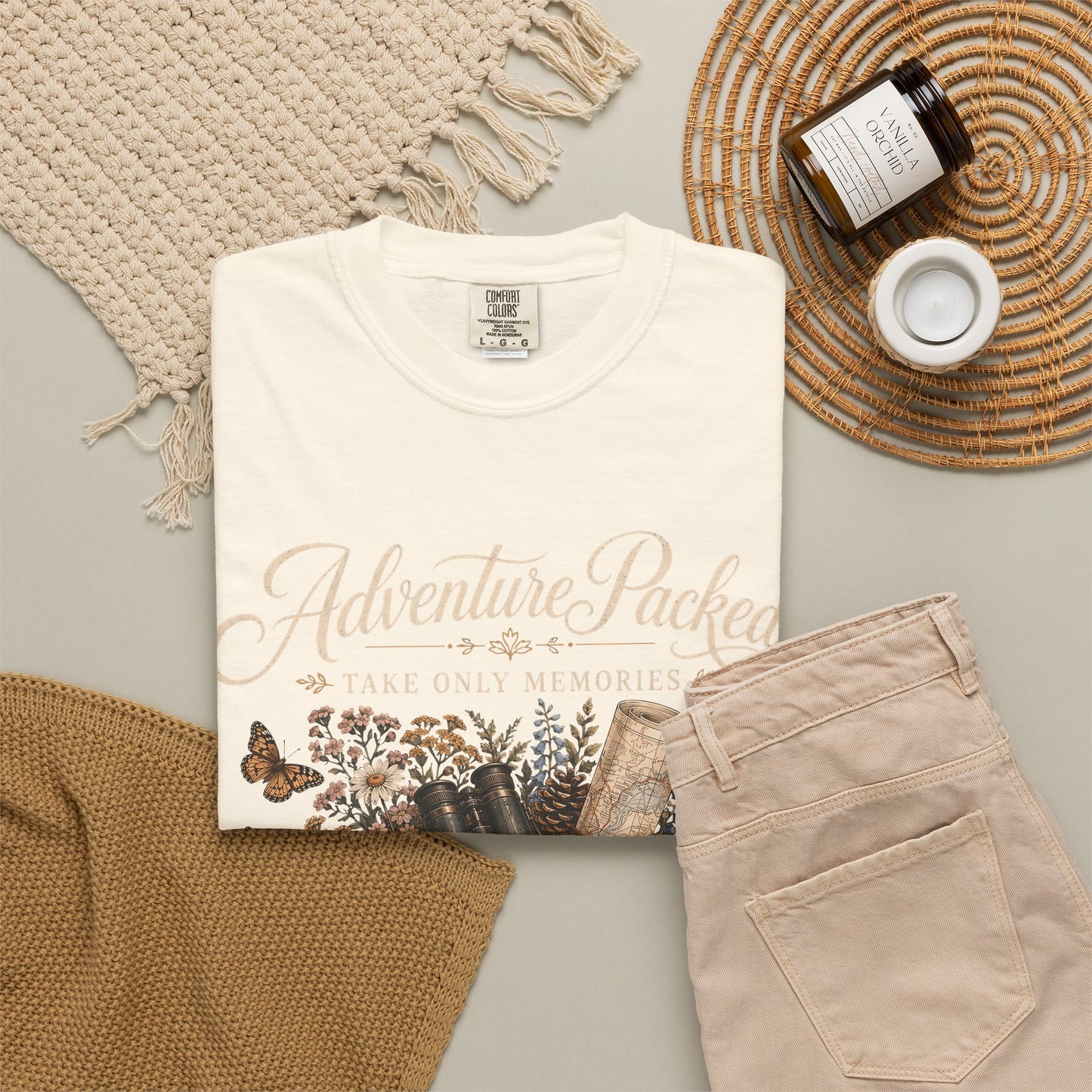 Adventure Packed T-Shirt — Vintage Hiking Backpack Graphic Tee